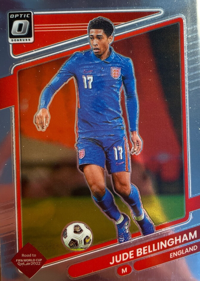 2021-22 Donruss Road To Qatar Jude Bellingham Optic #48 England