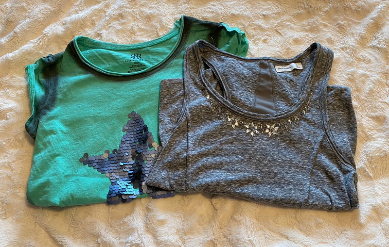 Lot Of 2 Girls Shirts Size XL