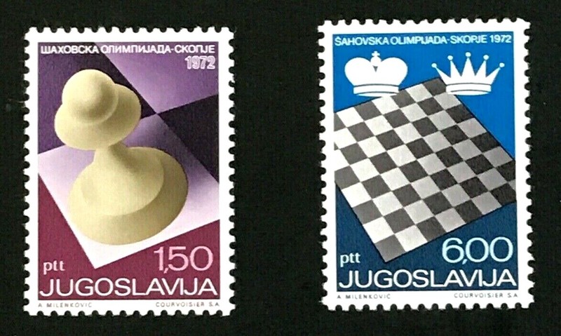 Yugoslavia #1114-15 Chess - MNH (47)