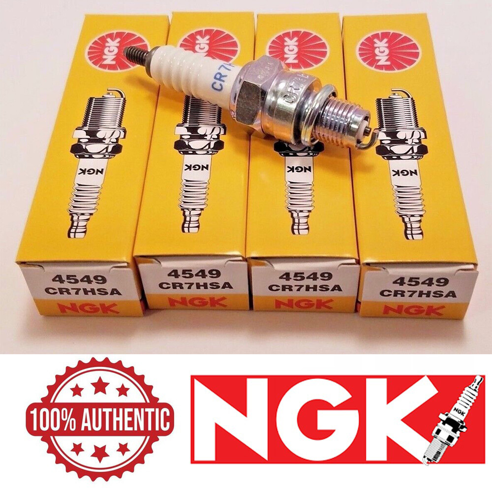 4 Plugs of NGK Standard Series Spark Plugs CR7HSA/4549
