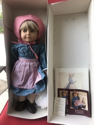 american girl doll pleasant company on neck