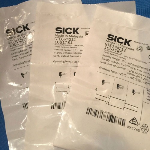 New SICK GTE6P4212 GTE6-P4212 1051781 Photoelectric switch sensor