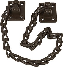 Support chaîne fenêtre imposte en bronze frotté à l'huile