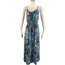 Maxi Medium 8 10 Dress Animal Print Long