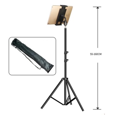 Adjustable Tablet Tripod Floor Stand Mount Support For 4-13 Inch For iPad Pro Ai