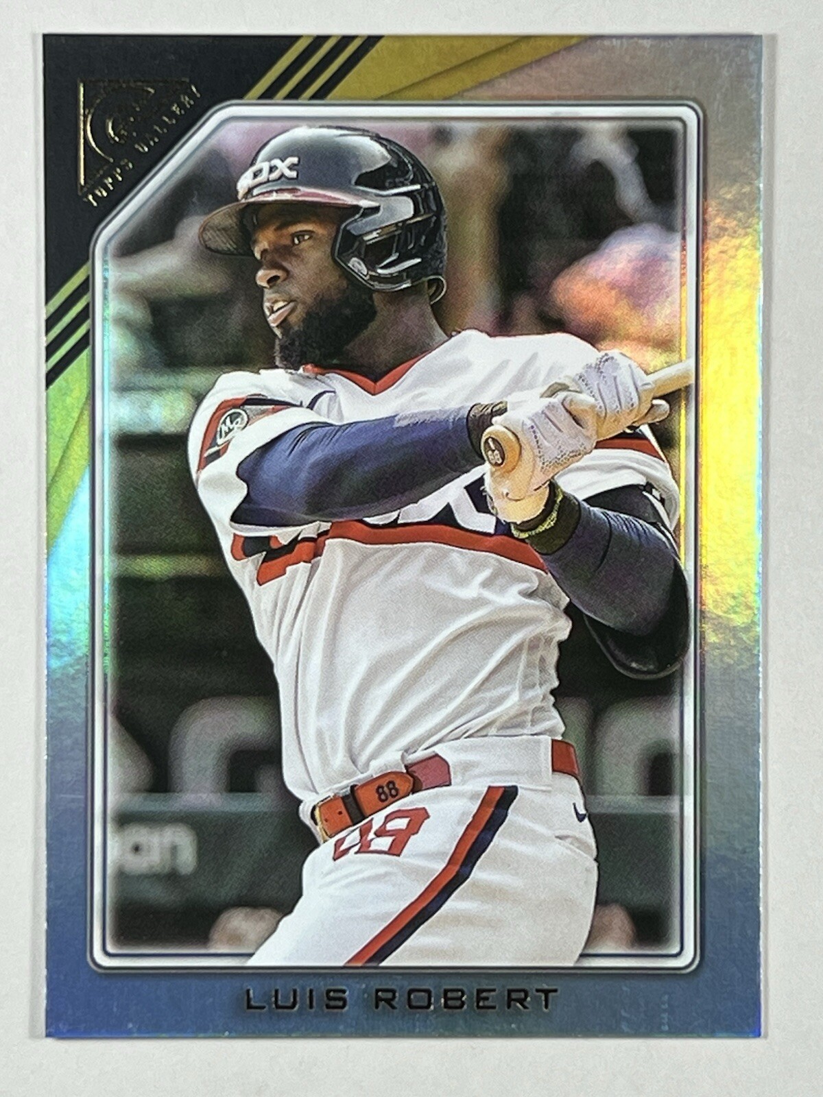 2022 Topps Gallery Luis Robert #57 Rainbow Foil Chicago White Sox