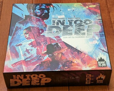 In Too Deep Kickstarter Edition Board Game Burnt Island Games NEW SEALED