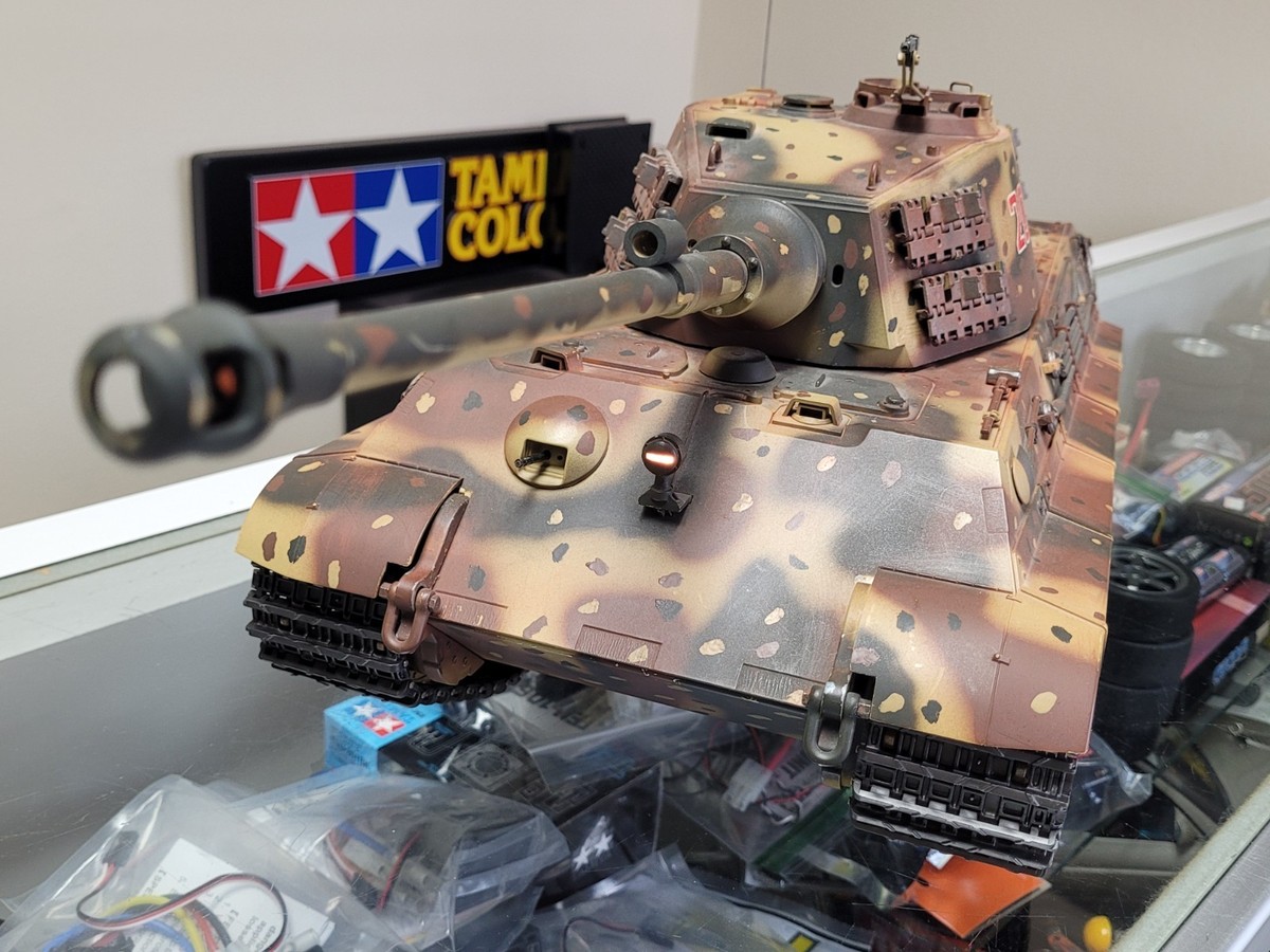 Tamiya R/C 1/16 King Tiger Full Option DMD Control Sound Unit Tank