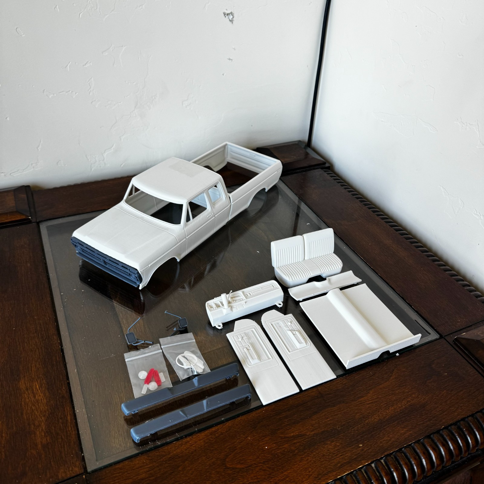 3D Printed 1/18 1974 F250 Body/shell + Interior Kit