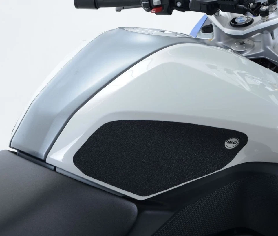 Empuñaduras de tracción de tanque transparentes R&G Racing para BMW R1200R 2015-2018 ABS Foto 2 de 3