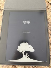 Amazon Kindle Scribe 1st Gen. 64GB, Bundle- Tungsten w/Premium Pen, Denim Cover