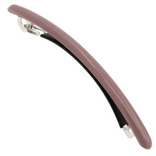 Paris CP3251 French Hair Barrette Large Brown, Long Skinny Strong Hold Grip Hair