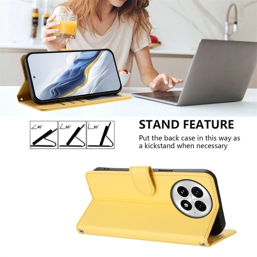 For OnePlus 13T 12 11 9 8T ACE5 Nord 5 4 N20 Embossed Wallet Stand Phone Cover - Image 2 of 4