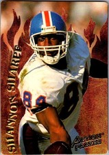 1994 Action Packed Catching Fire Broncos Football Card #R10 Shannon Sharpe
