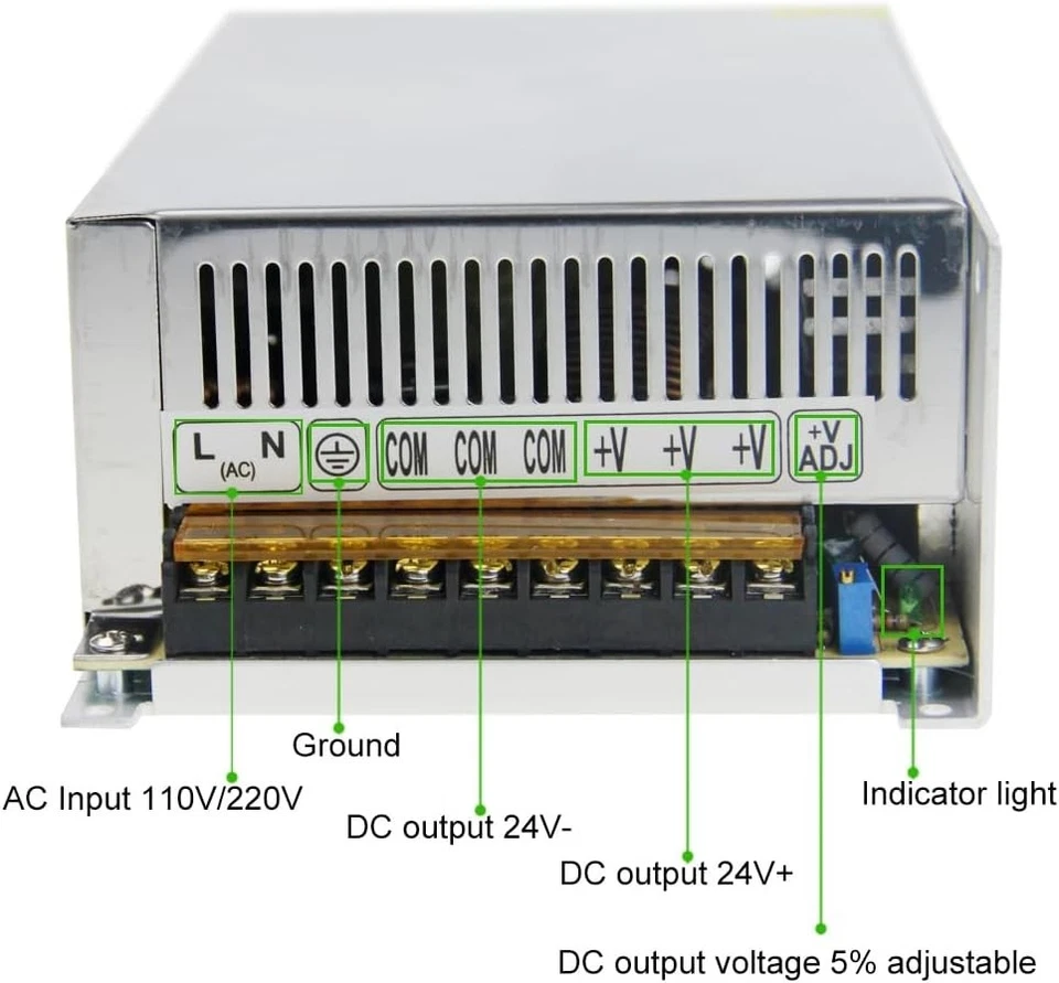 Transformador de fonte de alimentação modo interruptor 24V 25A - Imagem 4 de 4