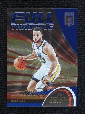 2022-23 Donruss Elite Full Throttle Blue 51/99 Stephen Curry #1 04br