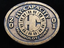 RE07110 2001 **HY-CAPACITY** FARM EQUIPMENT PARTS COMPANY BELT BUCKLE