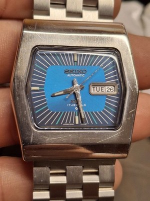 Seiko DX 17 Jewel Automatic Blue Dial 6106-5499 Automatic Retro