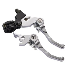 7/8" Handlebar Foldable Brake Clutch Lever Set for 50cc-125cc Dirt Bike