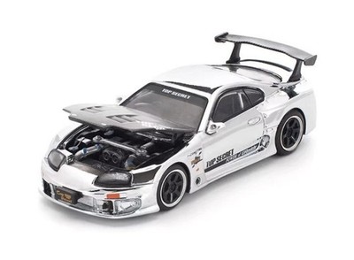 POP RACE TOYOTA SUPRA TOP SECRET GT300 SILVER CHROME PR64-325 2026