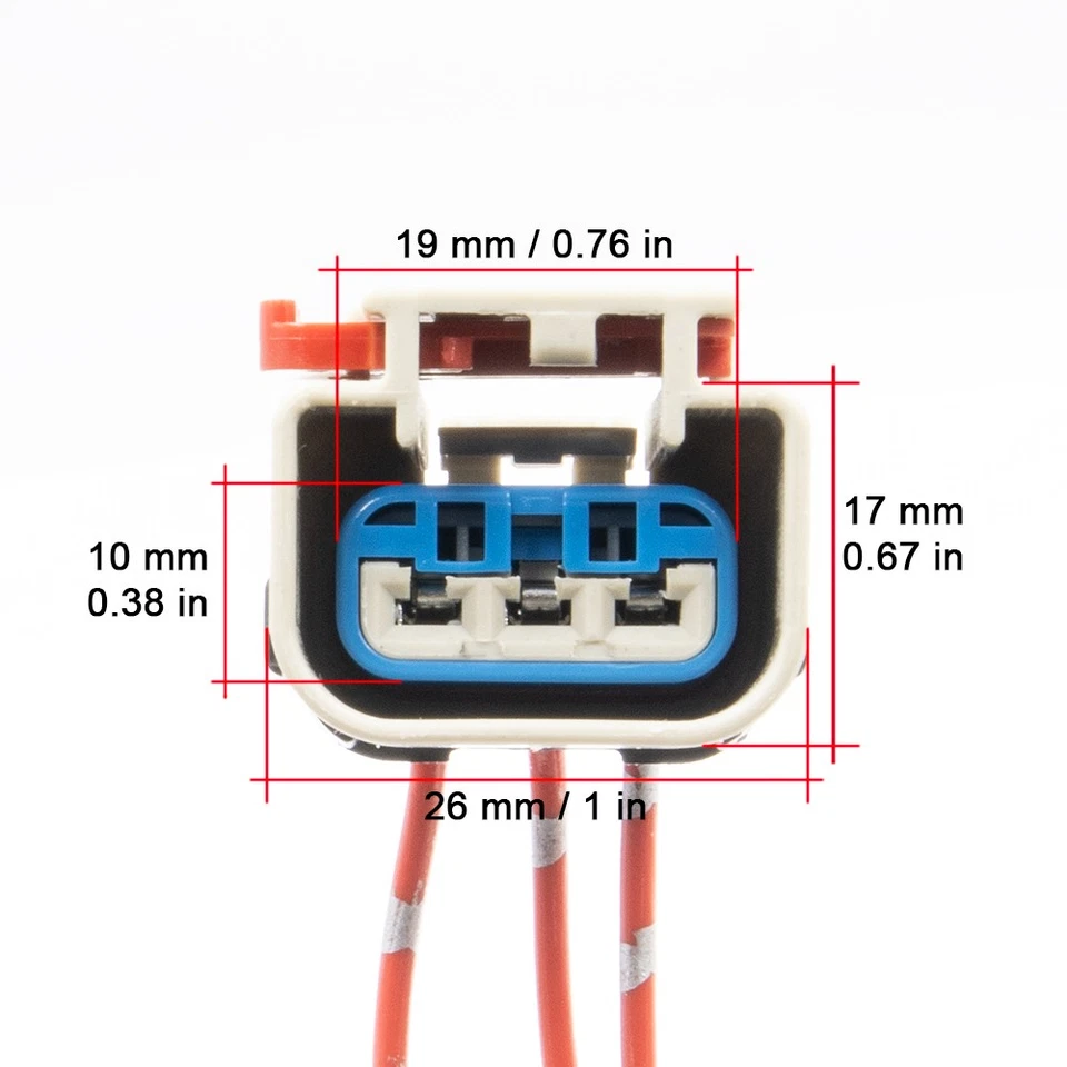 Conector sensor posición cigüeñal Dodge Ram 3500. 2003-2010. 5179099AA Foto 3 de 4