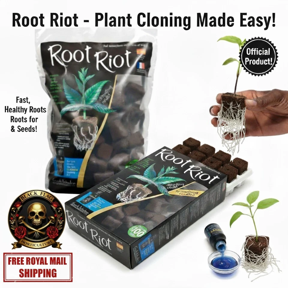 ROOT RIOT Propagation Cubes Tray Refill 24/50/100 BULK Cuttings Seeds Hydro Soil - Image 2 of 4