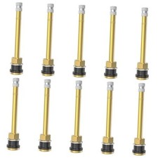 10 Piece TR573 Brass Valve Stems for Commercial Vehicles. Fits TR573 10pcs