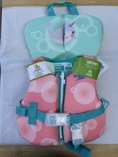 Life Vest, Speedo Infant, Up To 30 Lb 13.6 Kg 