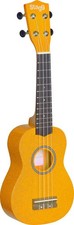 Soprano ukulele in black nylon gigbag