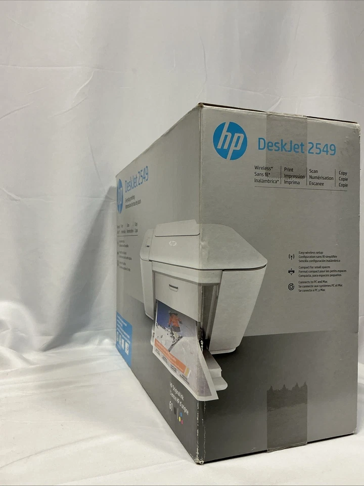 HP Deskjet 2549 Wireless Inkjet All-In-One Printer - Image 2 of 4