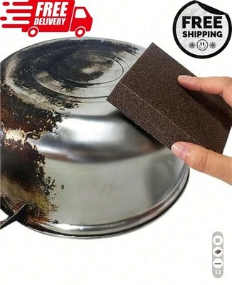 4Pcs Nano Emery Sponge Scrubber Magic Eraser for Kitchen Cleaning Rust Removal