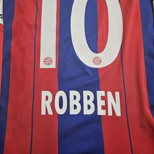 Adidas Bayern Munich Arjen Robben #10 2014/2015 Home Jersey Men's L Bundesliga - Picture 12 of 16