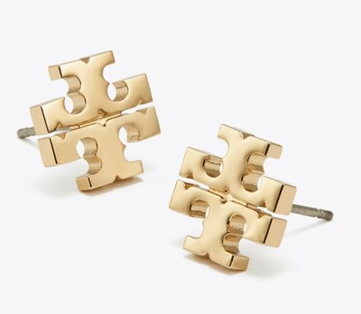 Tory Burch Kira Stud Earrings Gold