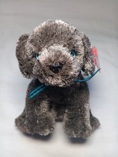 Ty Beanie Baby Frisbee the Dog Weimaraner Blue Eyes