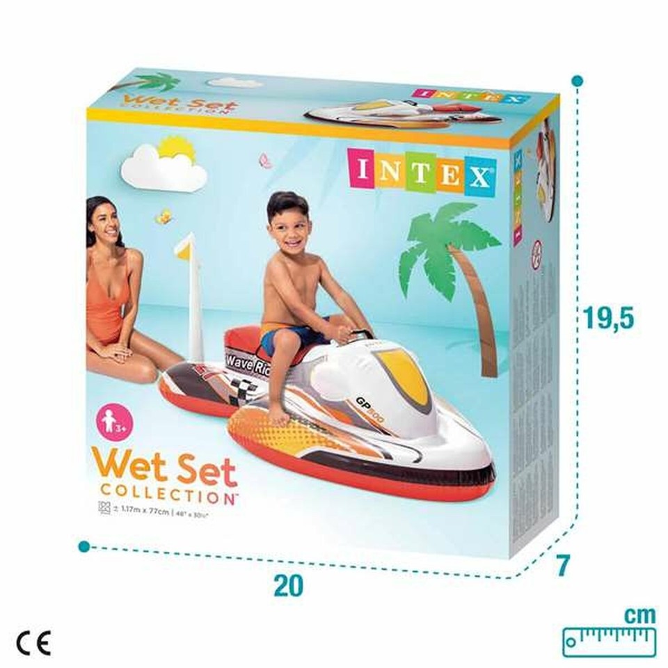 Intex Aufblasbarer Pool 117x77cm | Kinder Planschbecken Mehrfarbig - Ab 3 Jahren