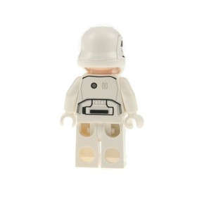 1x Lego Minifigure Star Wars First Order Stormtrooper Helmet Mouth Round 75103 sw0667