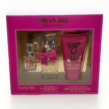 NEW 3 Pc Viva La Juicy Gift Set Perfume + Mini + Body Cream Juicy Couture