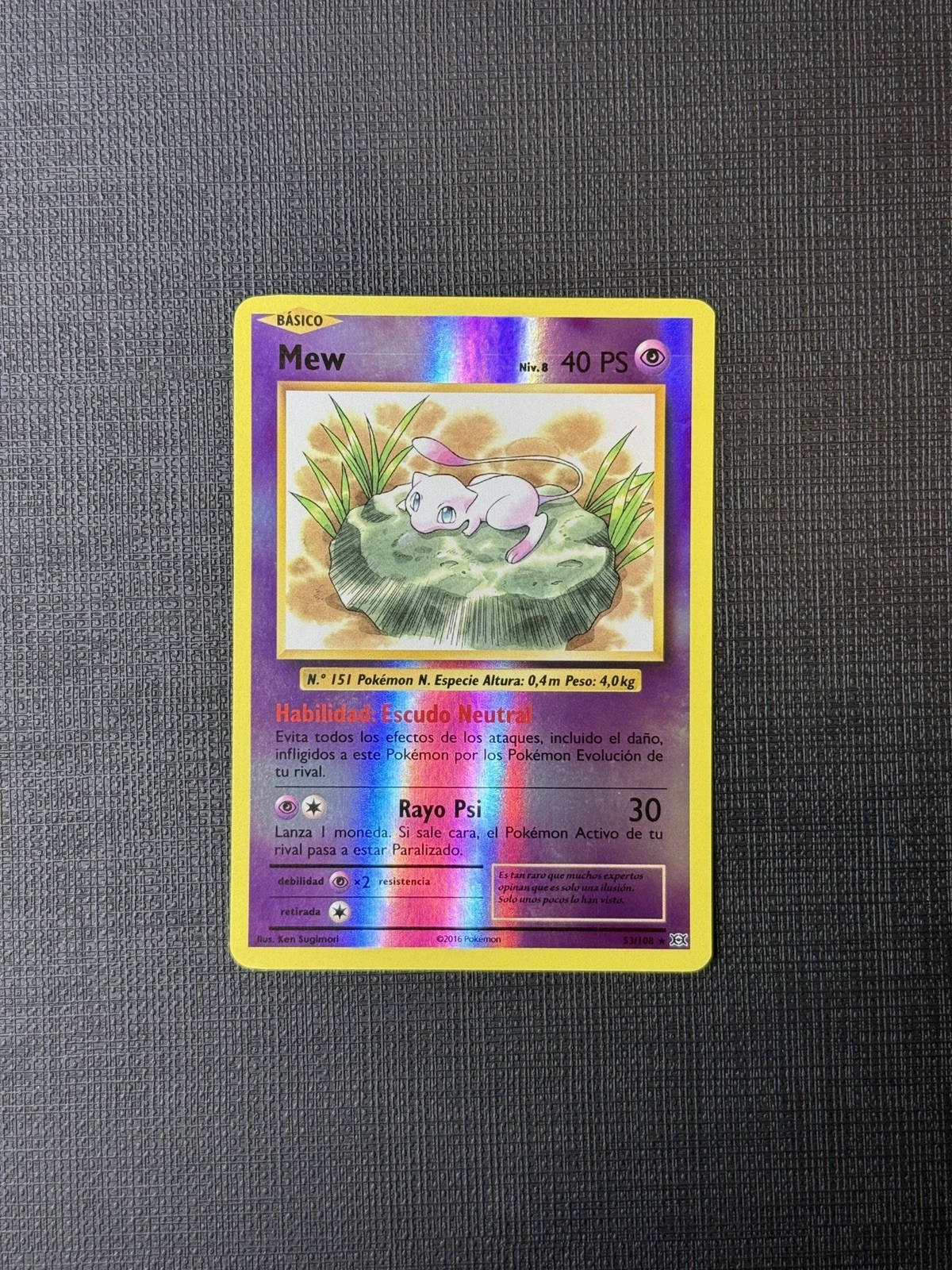 Pokémon TCG Mew Evolutions 53/108 Reverse Holo Holo Rare