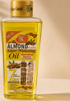 Victoria Super Colorful Almond Oil Super Whitening Oil Moisturizer 200ml