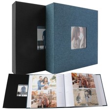 Photo Album or Picture Book, For 4 6, 3.5 5, Set of 2, with 200 Pockets Per ...
