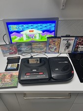 Sega Mega Drive 16-Bit Console with Mega-CD 2 CD-ROM Retro Gaming And Games