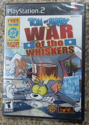 #ad #ad PS2 TOM and JERRY WAR of the WHISKERS BRAND NEW SEALED BONUS COMIC BOOK RARE $149.96