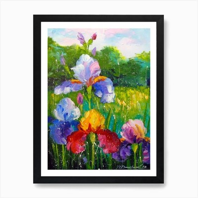 Irisa Kunstdruck gerahmt Wandbild Poster Leinwanddruck Bild