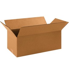 TAPE LOGIC 16 x 8 x 6 Corrugated Cardboard Boxes, Long 16L x 8W x 6H, Pack of 25