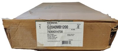 Siemens G2040MB1200 120/240 V AC 200 A 1 PH Indoor Main Breaker Load Center