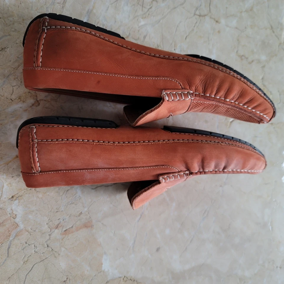 Men's Moreschi Driving Loafers.  US Size 10. Worn Twice. - Image 3 of 4