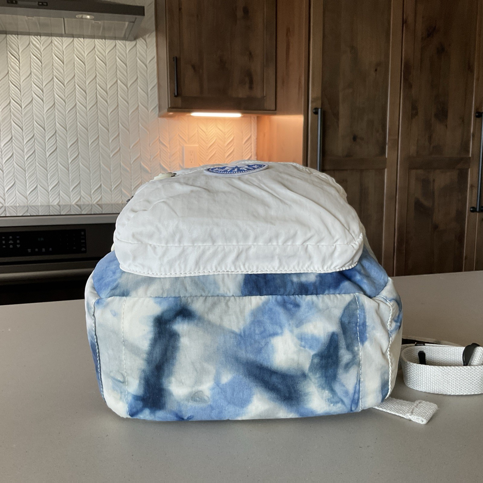 Kipling Tie Dye Pattern Backpack school book bag … - image 5