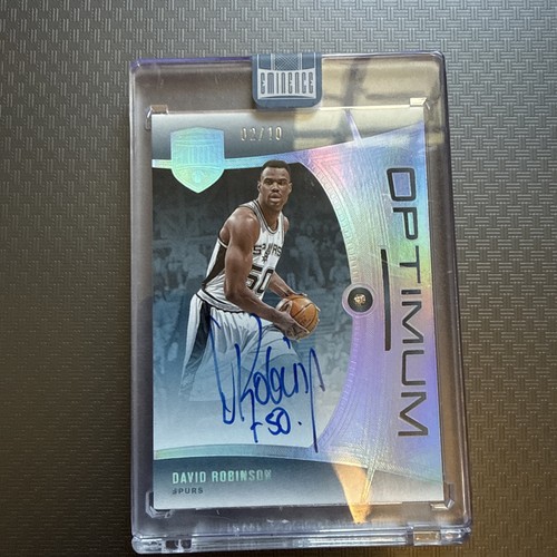 2024 Panini Eminence David Robinson Optimum Diamond AUTOGRAPH /10 Spurs ODA—ROB