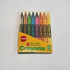 Vintage Prang Non-Toxic 8 Crayons by Dixon