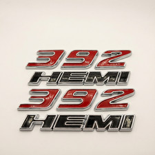 2pc 392 Hemi Fender Badge Set Lr Fits Dodge Challenger Charger 2011-2017 Mopar